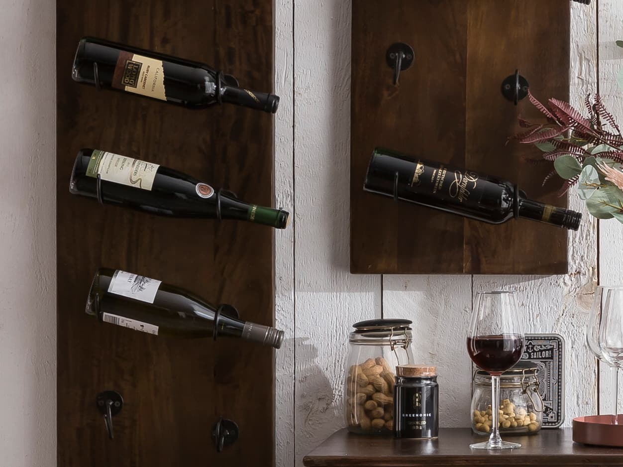 Wand-Weinregal