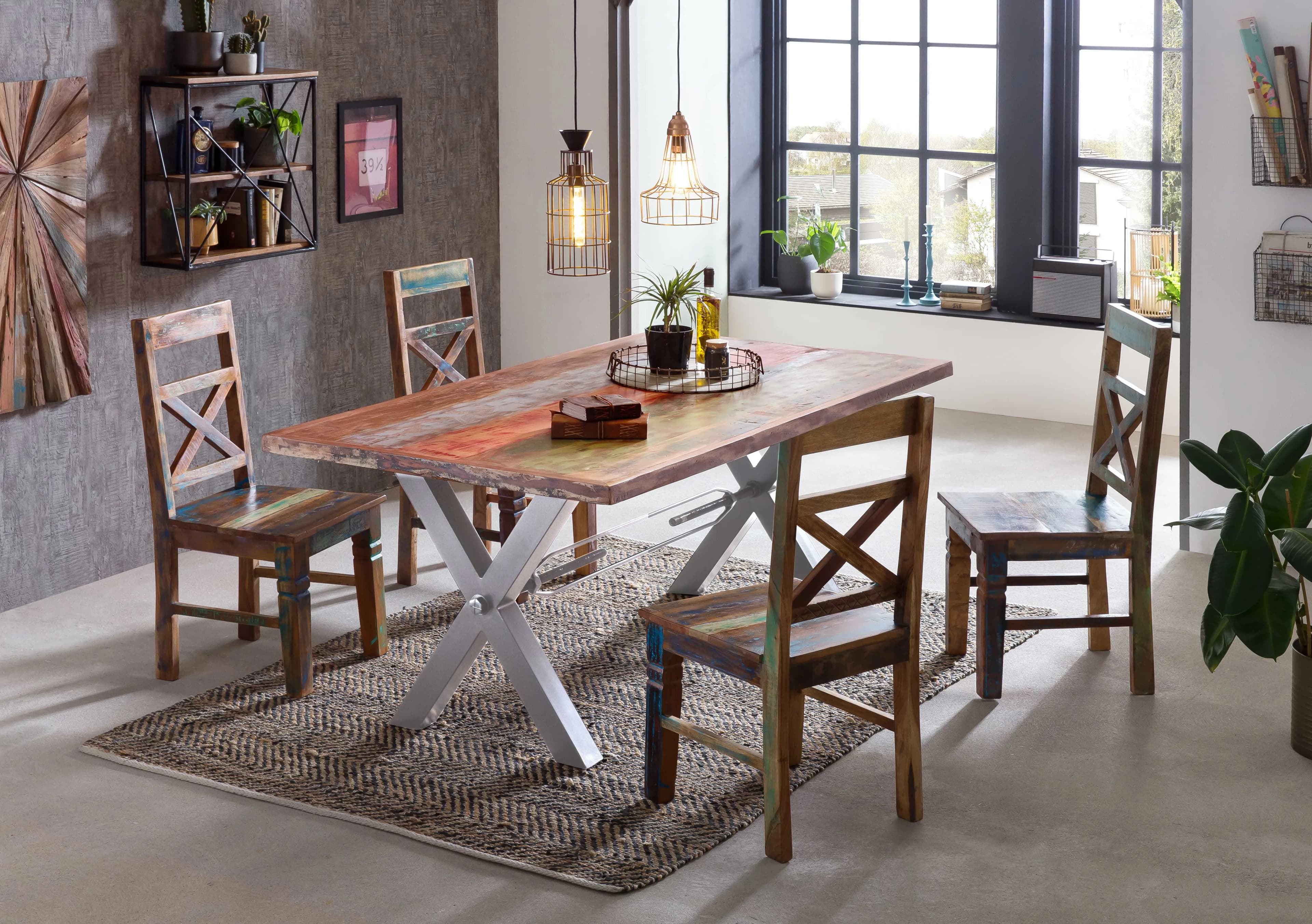 Tischgestell antiksilber 3