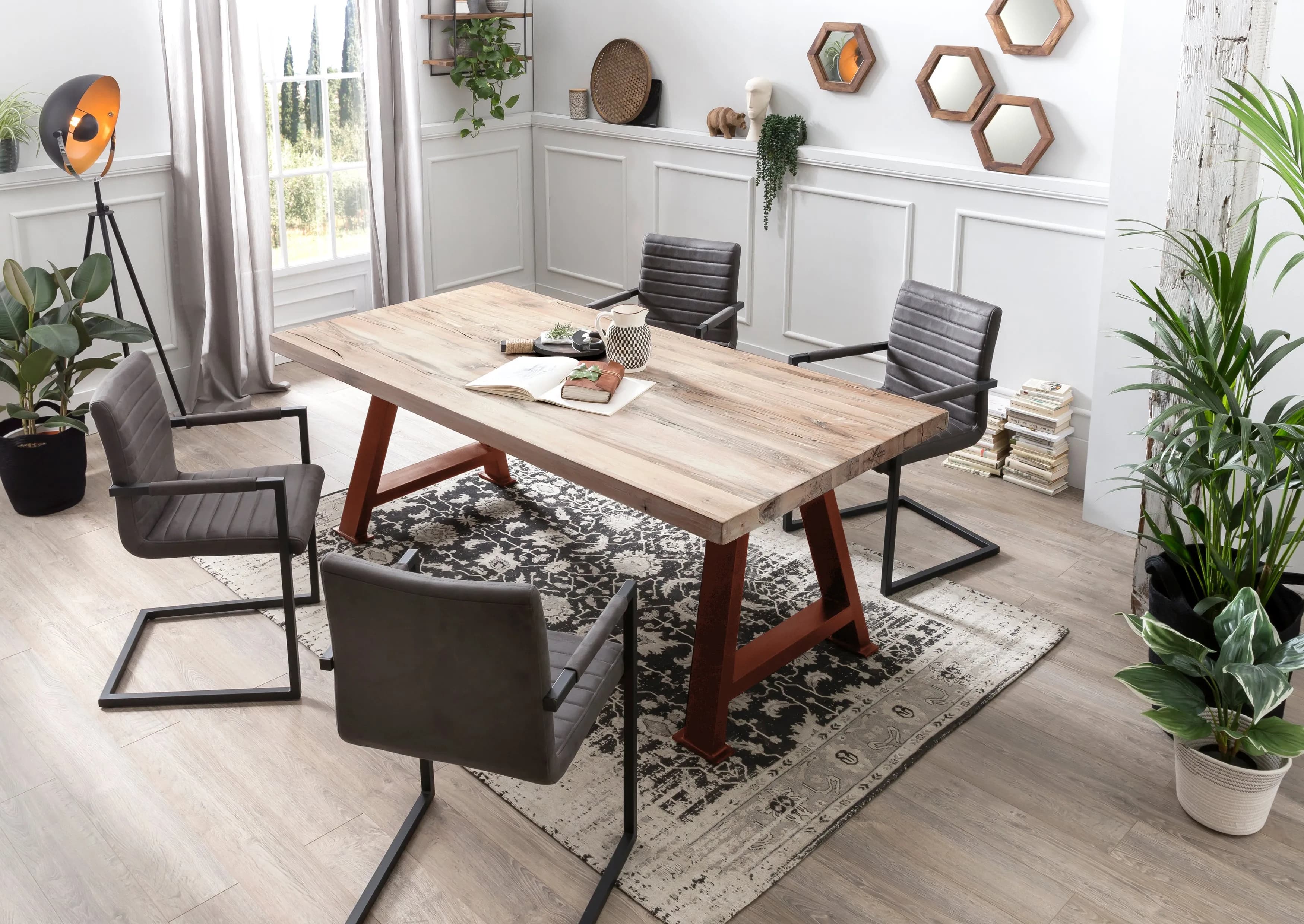 Tischgestell antikbraun 4